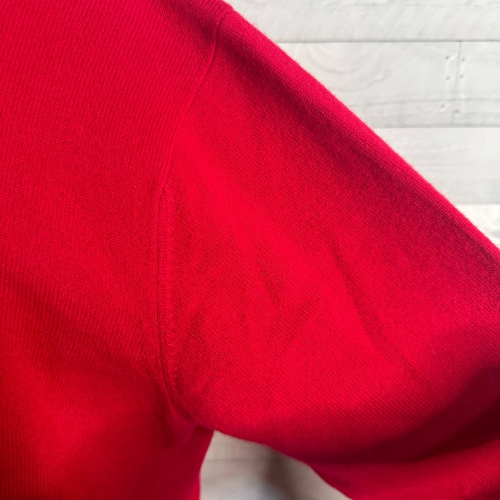 Shephe Cashmere Sweater Women’s XL Red Tunic Preppy Norm Core Casual - Picture 5 of 9